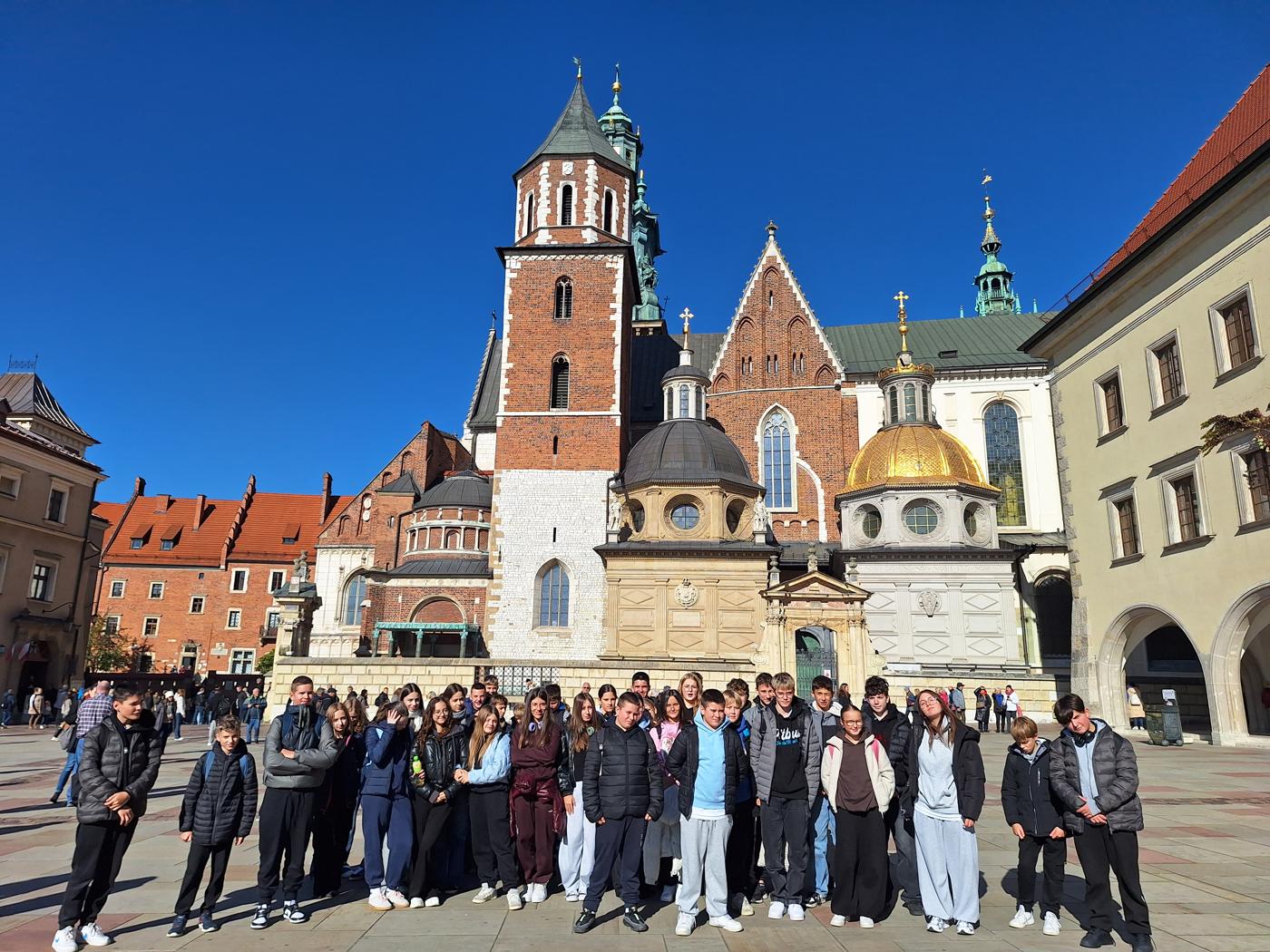 WYCIECZKA KLASY 7A i 7B DO KRAKOWA