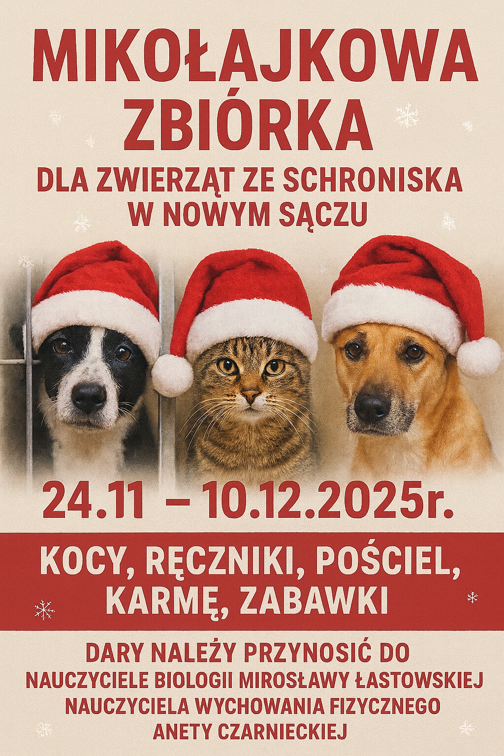 Zbiórka dla schroniska!